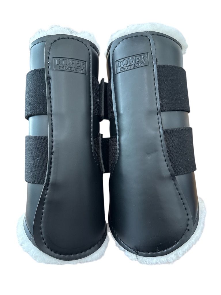 Dover Saddlery Sport Boots with Fleece Lining Black / Size Medium  NEW