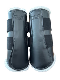 Dover Saddlery Sport Boots with Fleece Lining Black / Size Medium  NEW