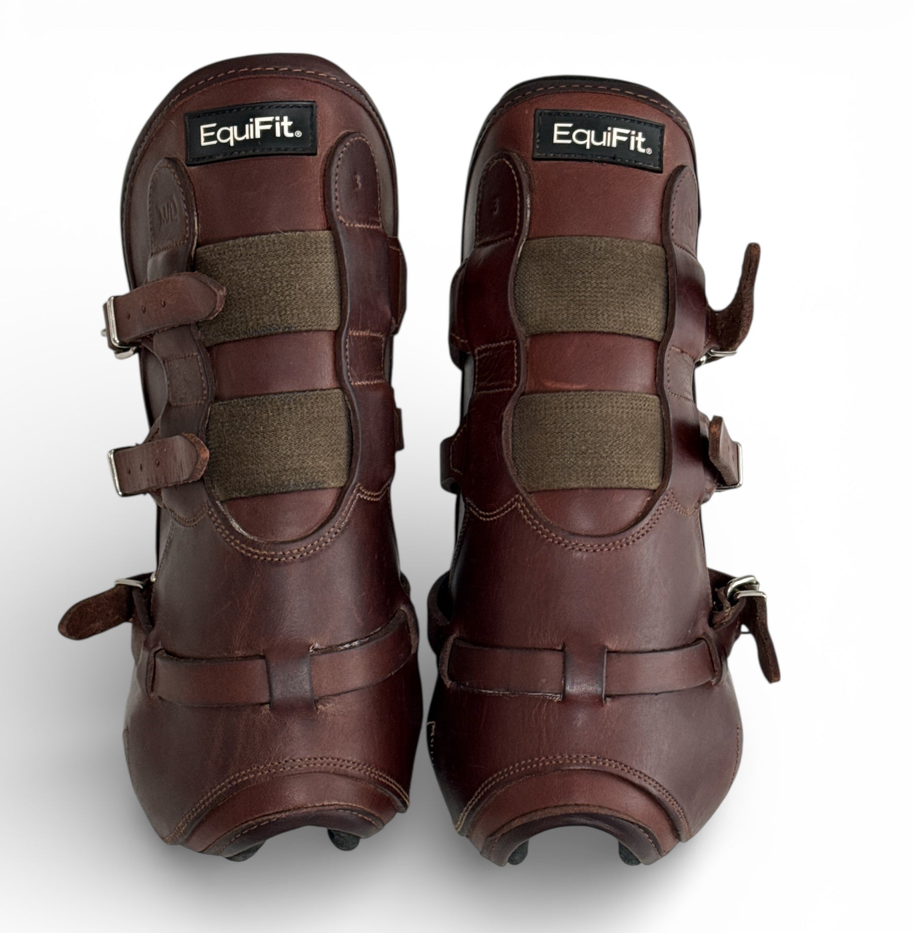 Equifit Luxe Front Boots Brown Leather - Size M/L