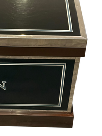 McGuinn Farms Large Vinyl Custom Tack Trunk - Black