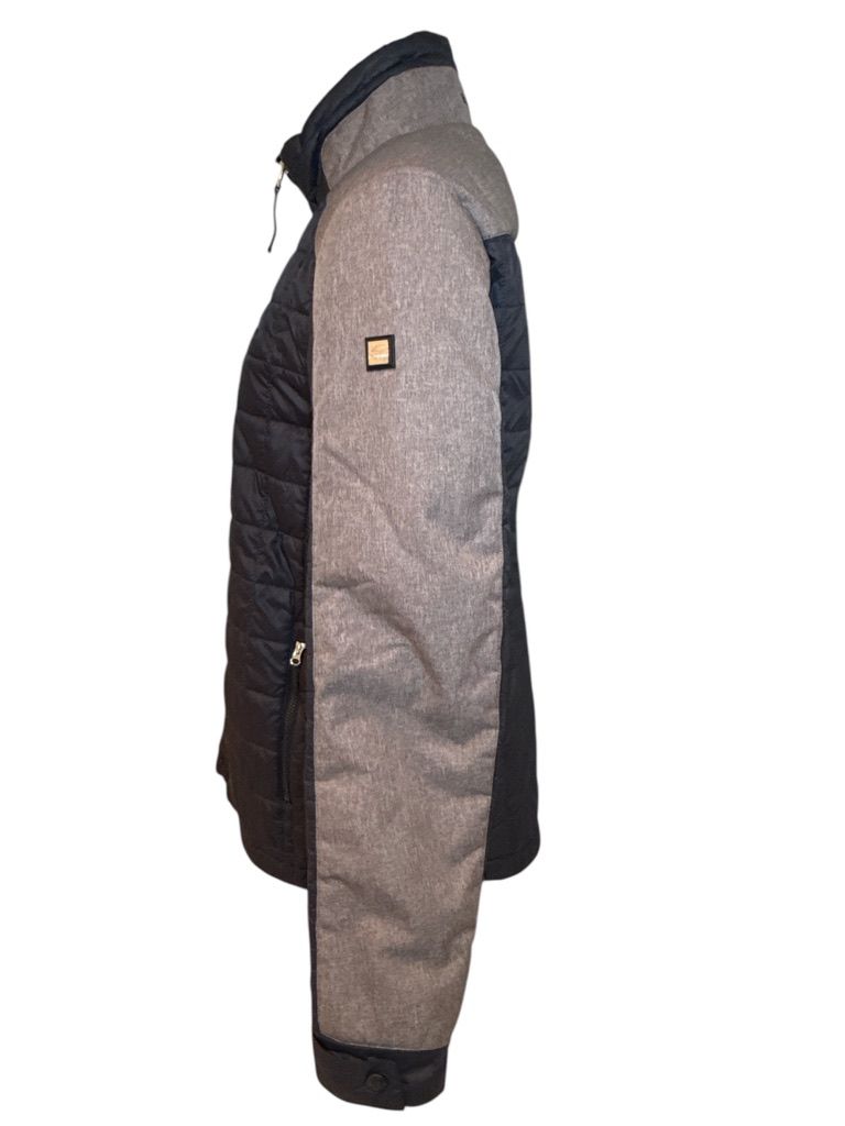 Equiline Men's Padded Jacket Navy and Grey Size Medium