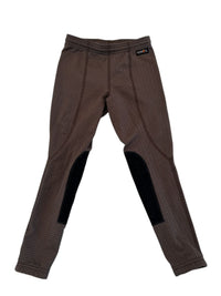 Kerrits Kids’ Knee-Patch Performance Tight - Brown / Size Youth Small