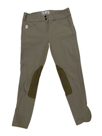 The Tailored Sportsman Youth Trophy Hunter Breeches -  Tan Knee Patch / Size 16 Regular (style #3960)