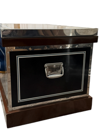 McGuinn Farms Large Vinyl Custom Tack Trunk - Black