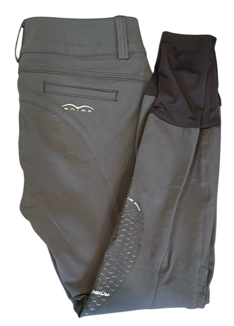 Animo Naspre Women's Knee Grip Breeches -  Grey /  Size IT40
