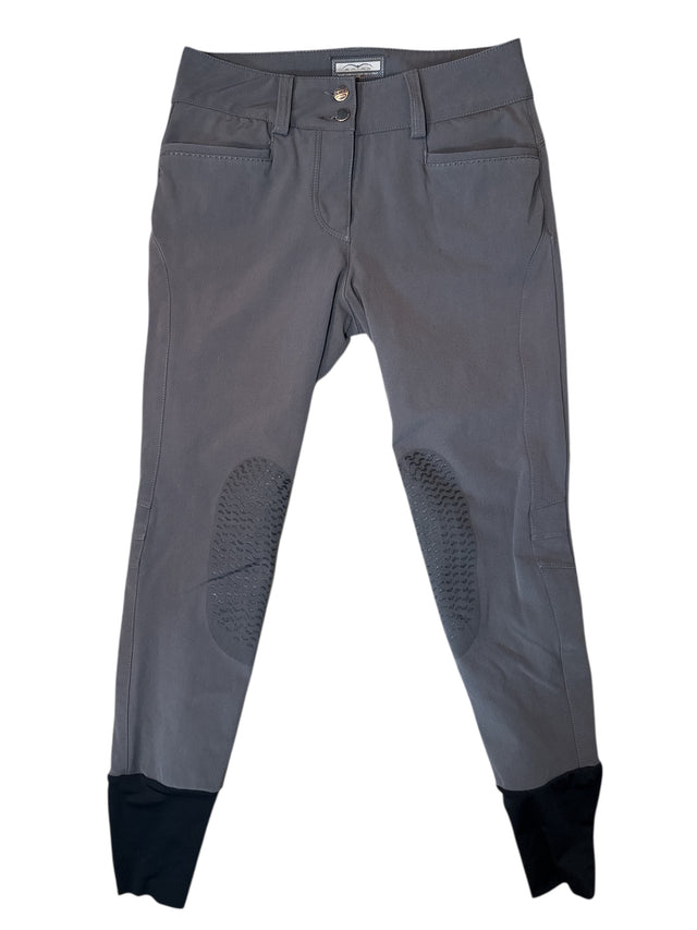 Animo Women's Naspre Knee Grip Breeches - Grey / Size IT 42 (US 28)
