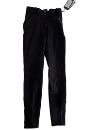 Kingsland Kadi Full Grip, High Rise Breeches, Black EU 32/US 2 NEW
