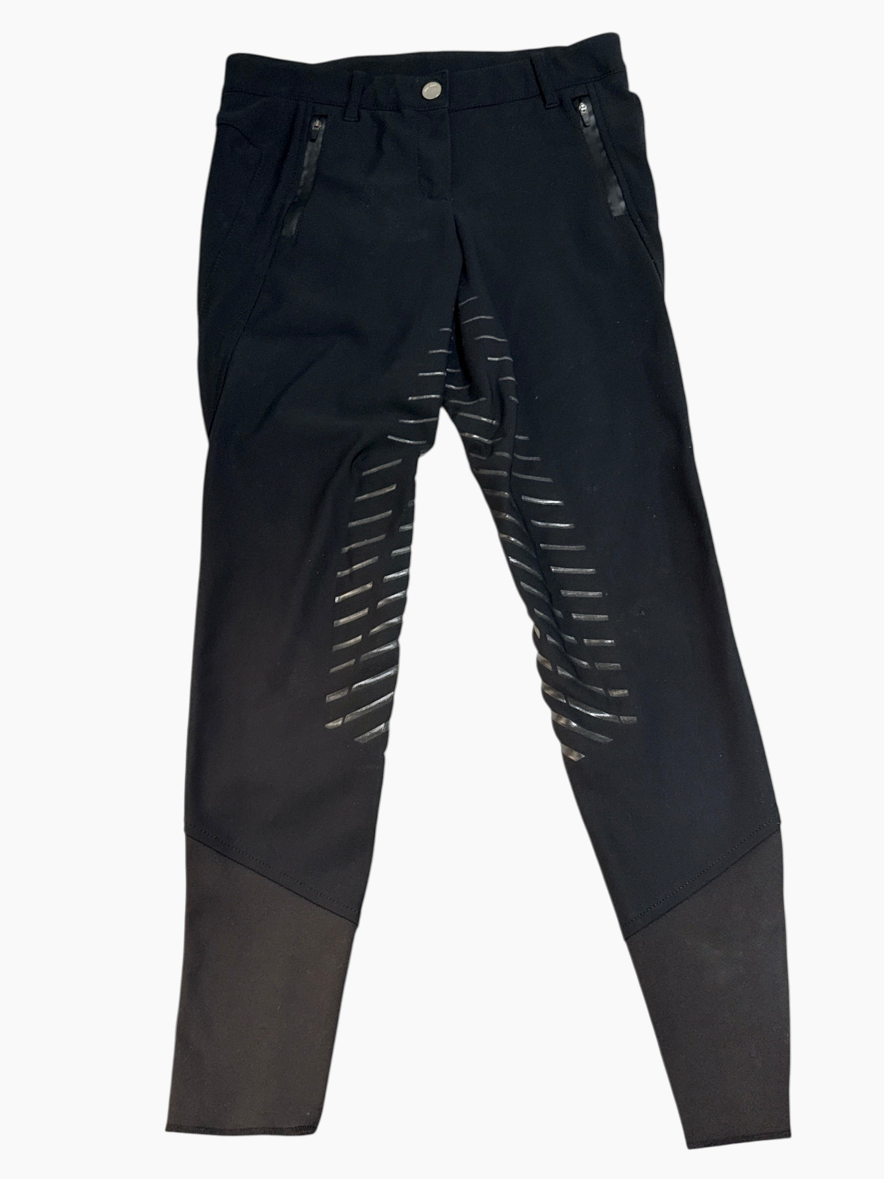 Equiline Women's Full Grip Breeches - Black / Size IT 44 (US 28)