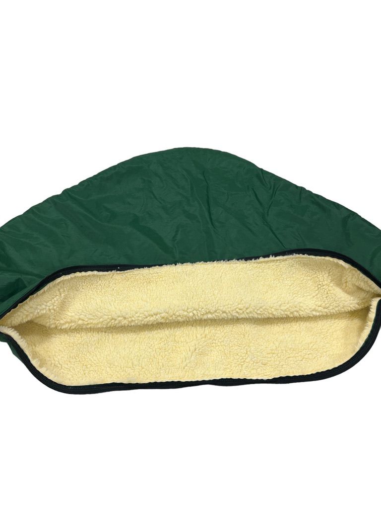 Hunter Green Fleece Saddle Cover with Handles
