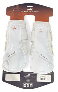Schockemohle Air Flow Pro Boot Collection Technical Training Boots - White / Cob NEW