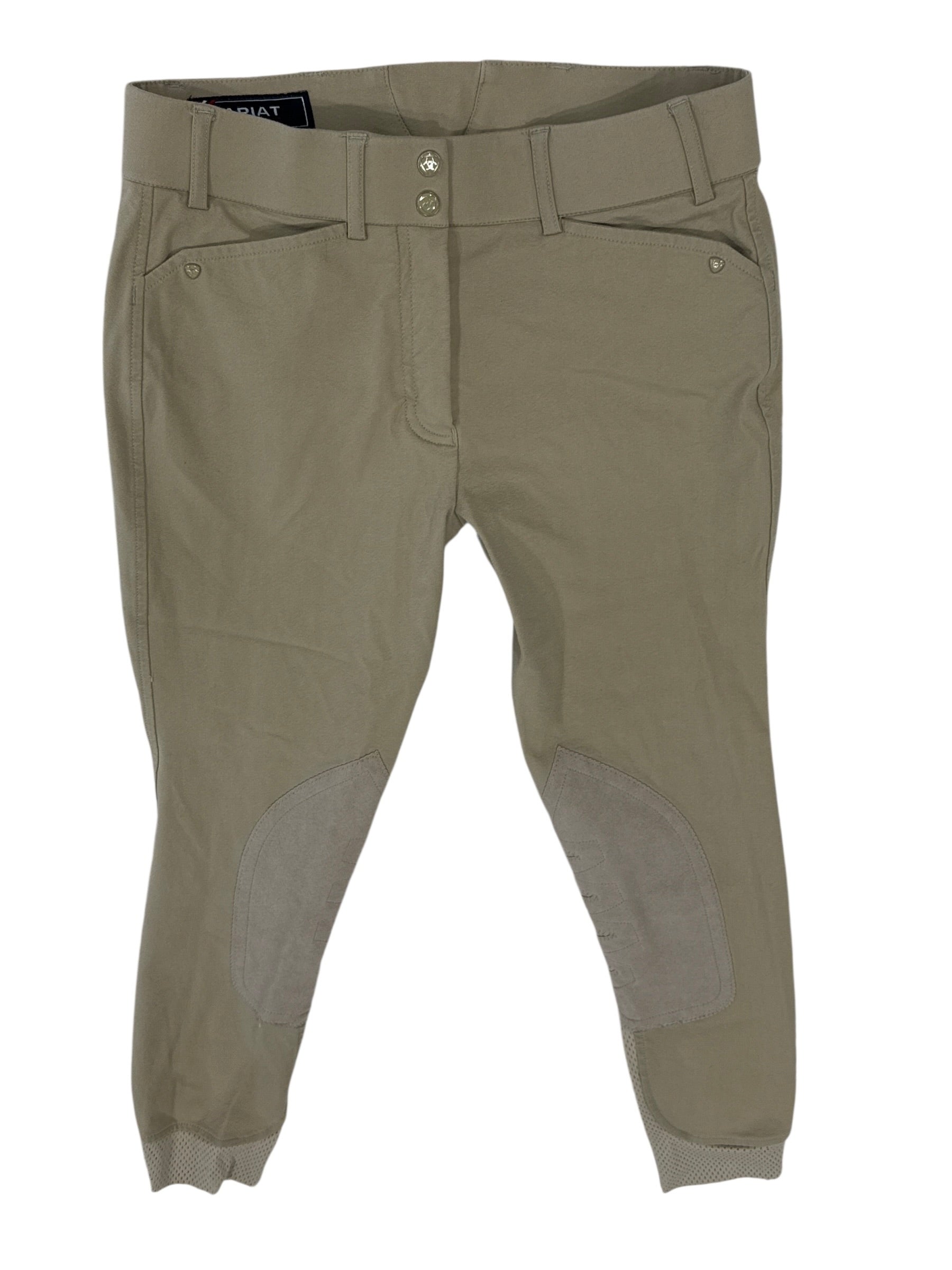 Ariat Women's Heritage Low Rise Knee Patch - Tan / Size US 28