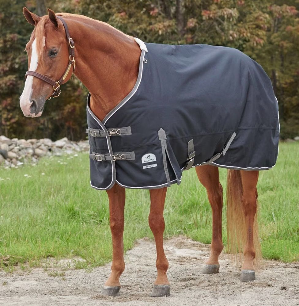 SmartPak Deluxe Stocky Fit Turnout Blanket 360g (Heavyweight) Size 78