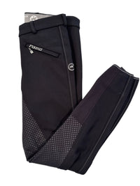 Pikeur Latina Grip Softshell Full Seat Breeches - Black Size EU 38 (US 26)