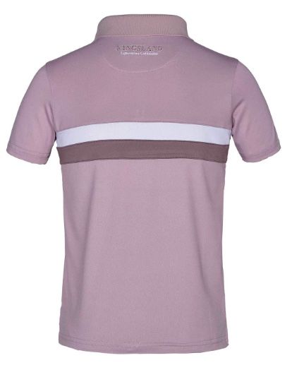 Kingsland Locke Junior Pique Polo - Lilac Keepsake 134/140 (US 9/10) NEW