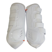 Schockemohle Air Flow Dressage Hind Boots -  White / Full Size