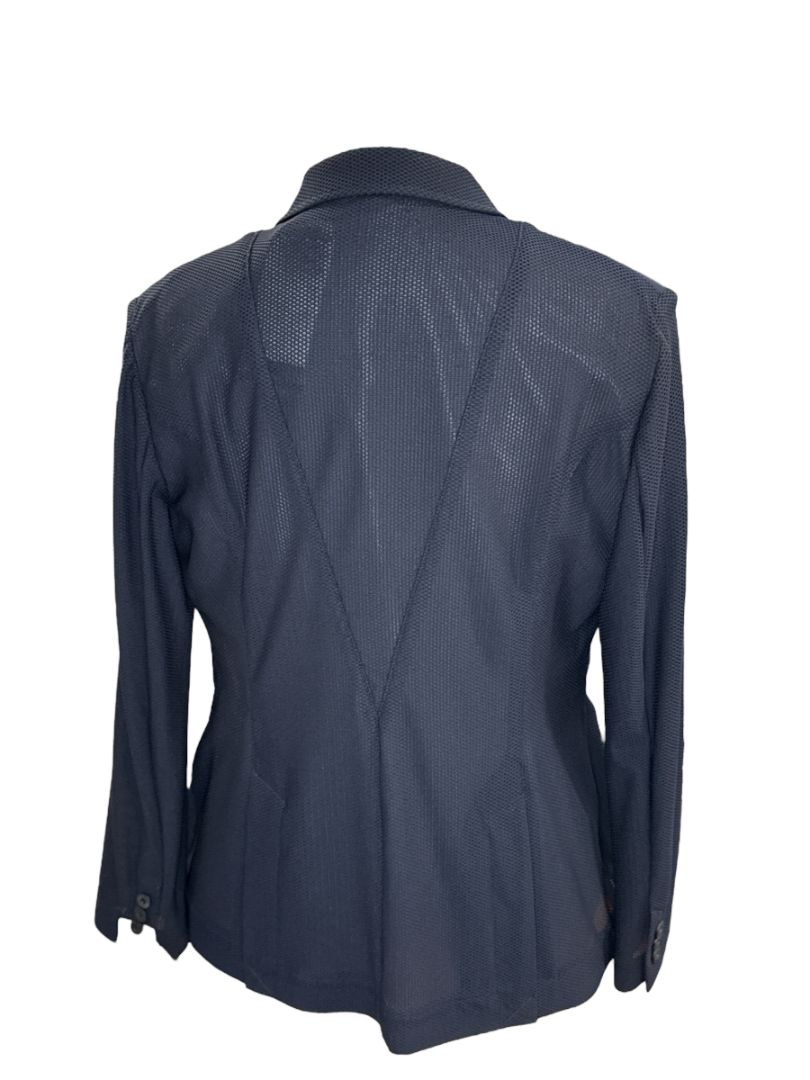 RJ Classics Harmony Womens Mesh Show Coat / Jacket Navy Size 14R NEW