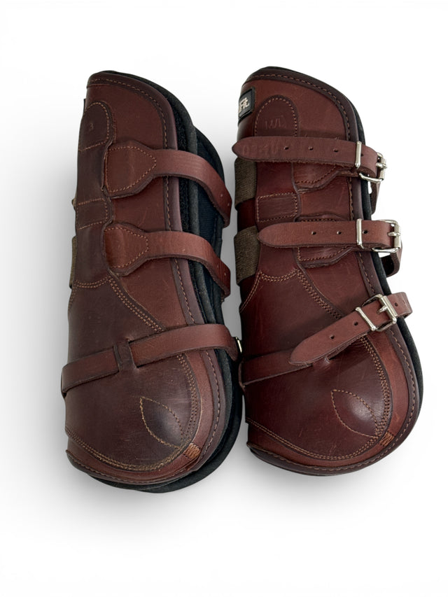 Equifit Luxe Front Boots Brown Leather Size M/L