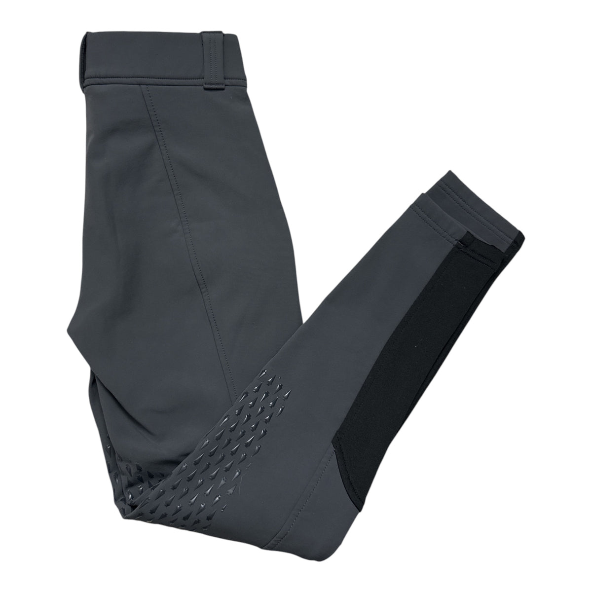 Kerrits Women's Three-Season Tailored Fleece Knee Grip Breeches - Grey /  Size Small