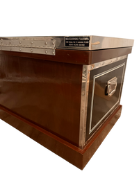 McGuinn Farms Large Vinyl Custom Tack Trunk - Black