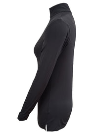 The Tailored Sportsman Women's Long Sleeve Sun Shirt  - Black / Size Small