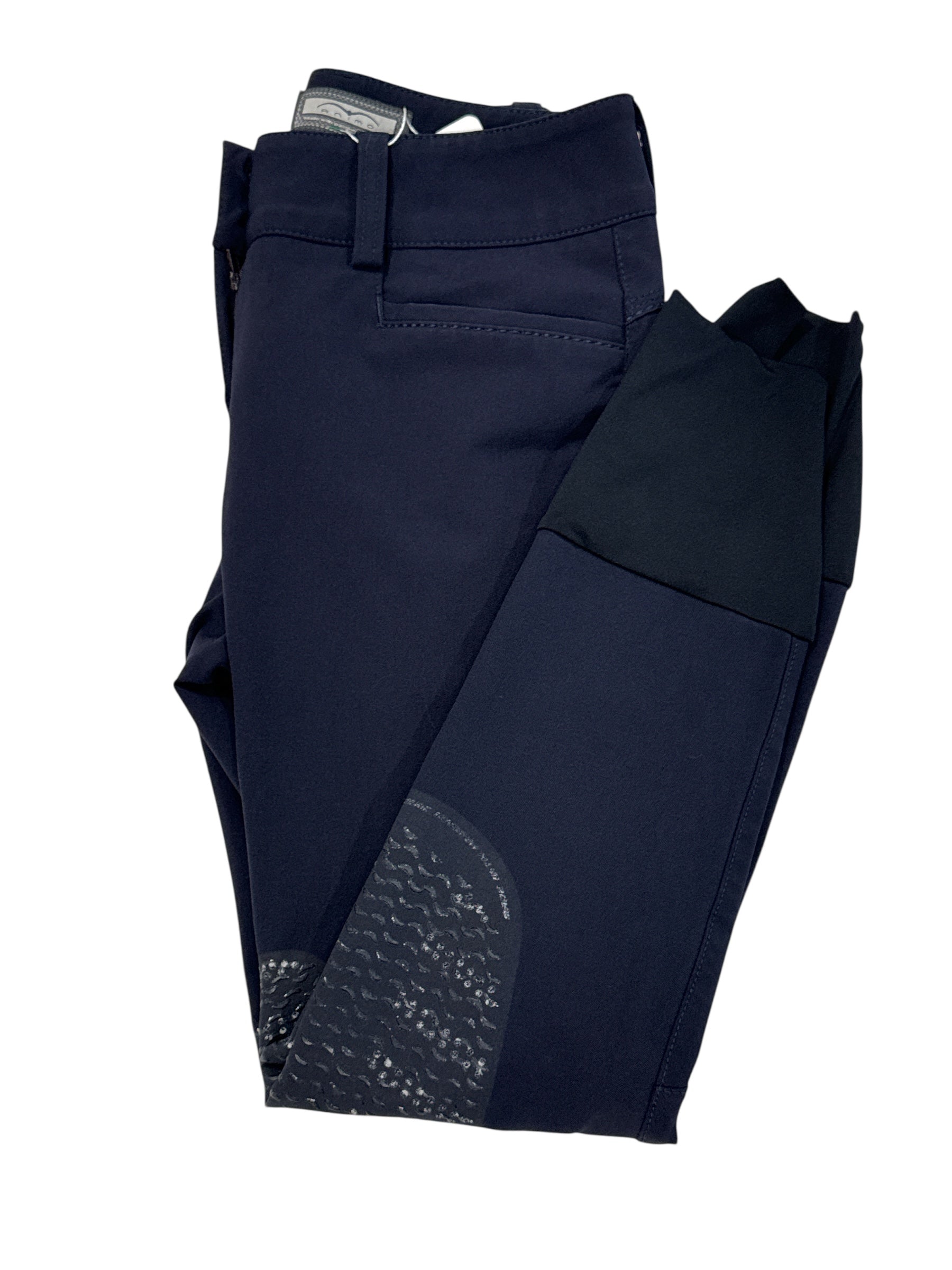 Animo Naspre Women's Knee Grip Breeches Navy Blue Size IT40 US26