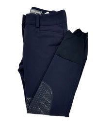 Animo Naspre Women's Knee Grip Breeches Navy Blue Size IT40 US26