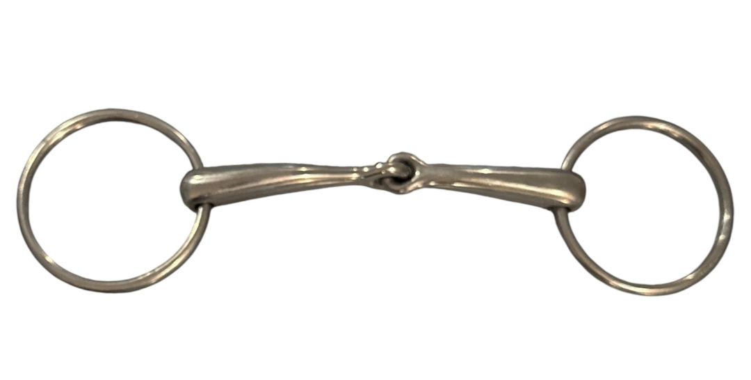 Stainless Steel Loose Ring Snaffle Bit 5 1/2"