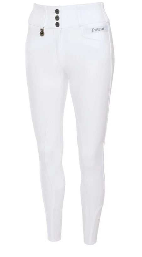 Pikeur Candela II Full Seat White Breeches Size 38 (US 26) - NEW