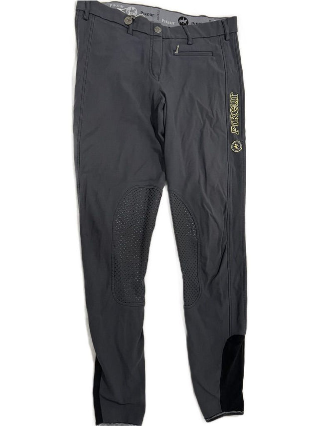 Pikeur Women's Prisca Knee Grip Breeches Grey / Size US 28