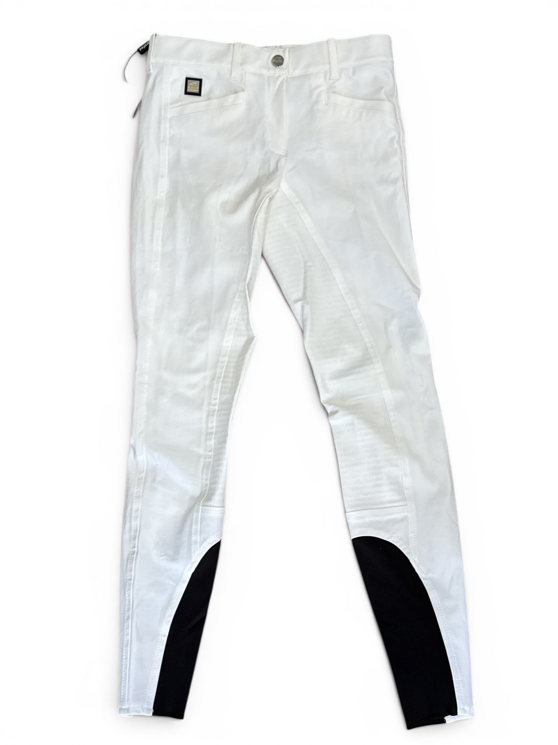 Equiline Ash Full Grip Breeches White / Size IT 42 (US 28)