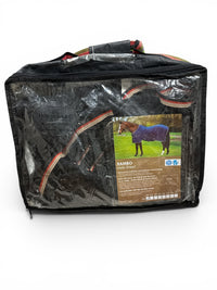 Horseware Rambo Helix Stable Sheet Pony Black Size US 66" / UK 5'6" NEW