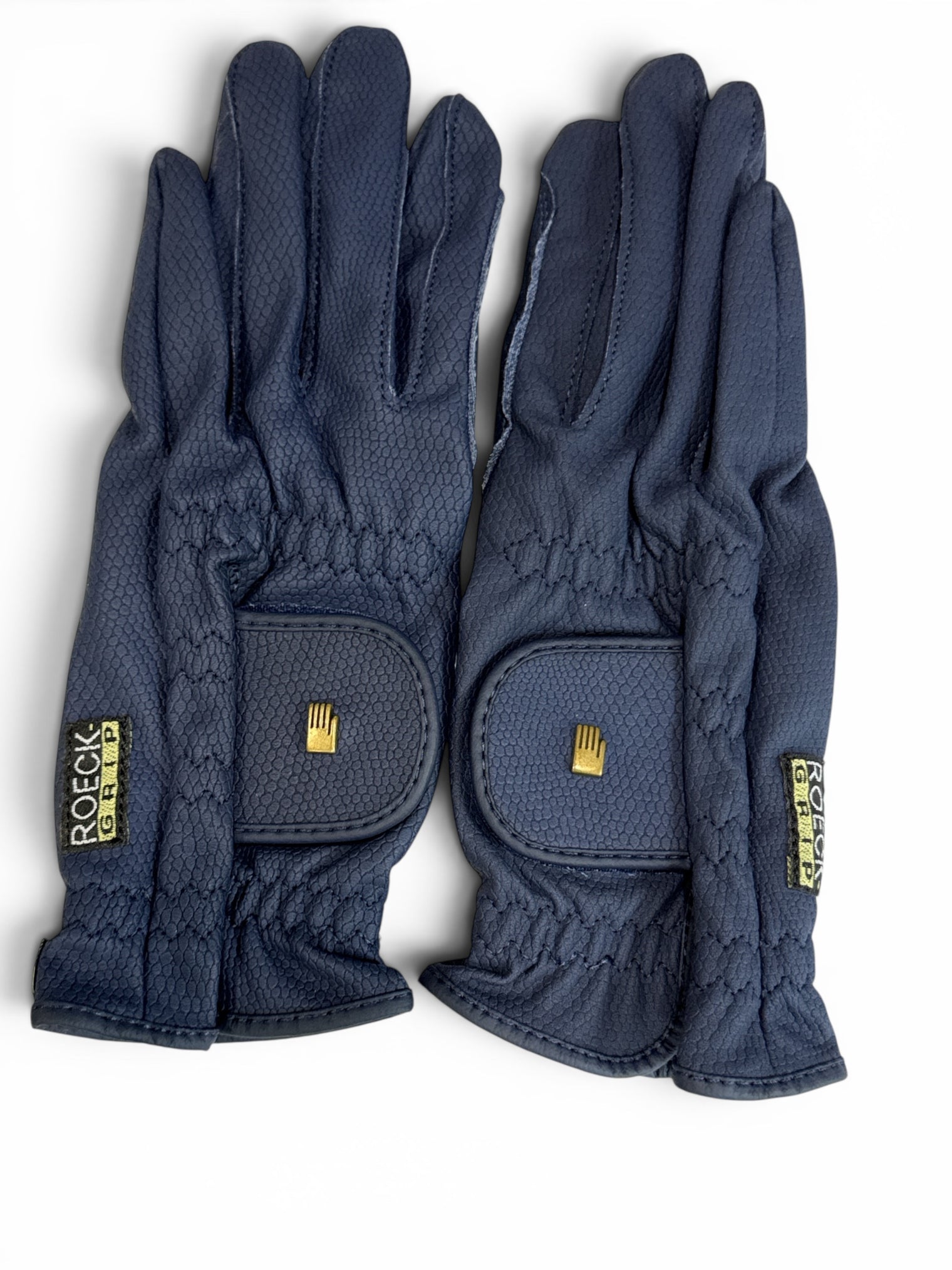 Roeckl Unisex Roeck-Grip Gloves Navy Blue Size 7
