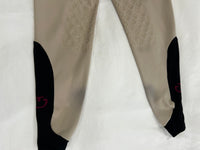 Toscana Cavalleria Toscana Women's American Knee Grip Breeches Size IT 40 Beige / Tan