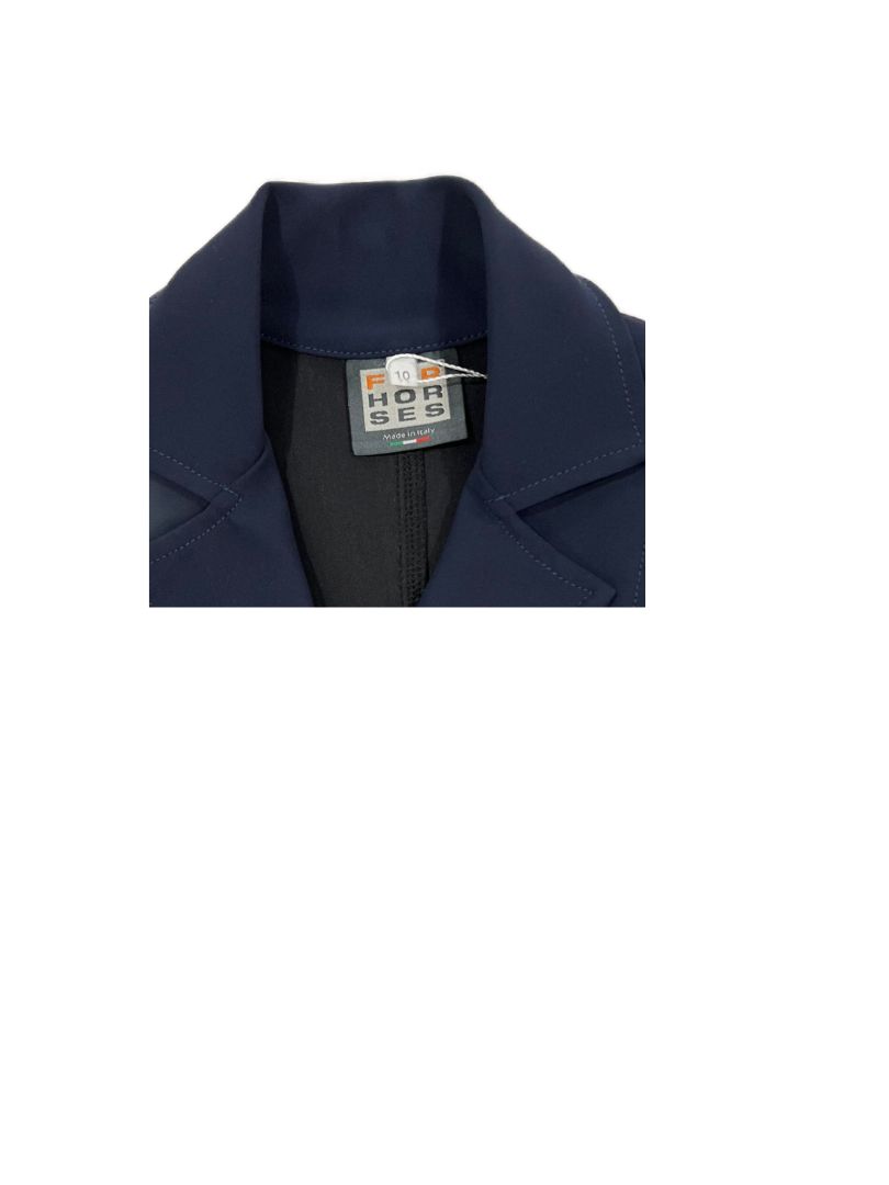 For Horses Winx Hunter Kid's Show Jacket - Navy / Size 10