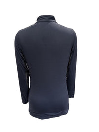 EIS Women's Solid COOL Sun Shirt - Navy / Size Small