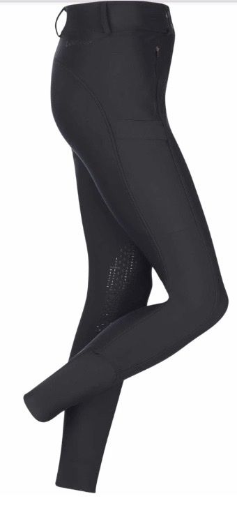 LeMieux Drytex Waterproof Knee Grip Breeches Black, UK10 / US6 NEW