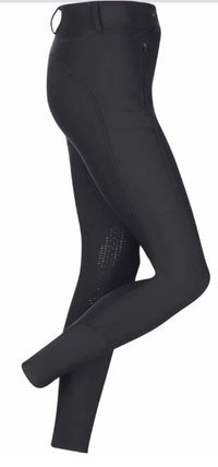 LeMieux Drytex Waterproof Knee Grip Breeches Black, UK10 / US6 NEW