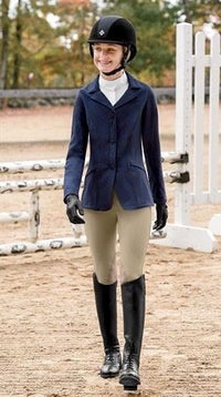 Kerrits Kids "Competitors Koat" Show Coat - Navy Blue / Size Kids Large