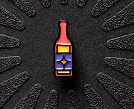 Pinsnickety Hot Sauce Bottle Number Pins NEW