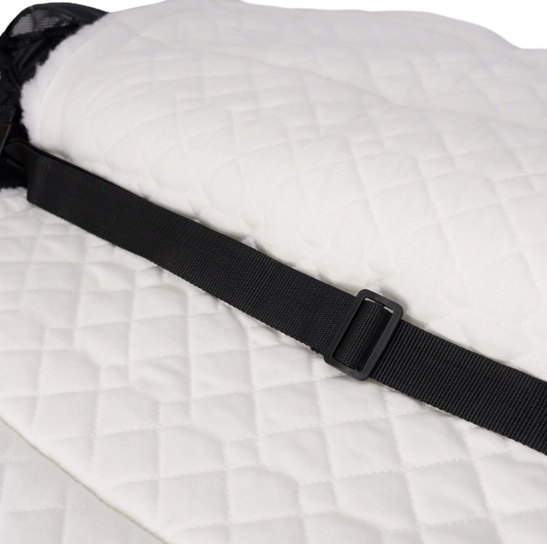 Dura-Tech Breathable English Saddle Pad Cover / Carrier Black