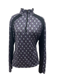 Kerrits Women’s Cross Trainer Fleece Tech Long Sleeve Shirt - Lavender / Size XL