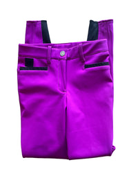 Equiline Women's CalTek Knee Grip Breeches Purple IT38 (US 24) NEW