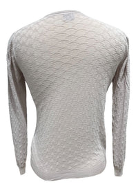 Animo Solei Women's Light Mauve Beige V-Neck Sweater IT40 / Small