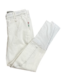 Alessandro Albanese Women's Athens Knee Patch Breeches - White See Measurements for Size