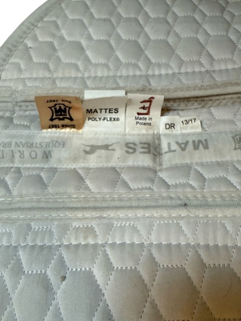 Mattes Dressage Sheepskin Plain Edge Half Pad Size Large