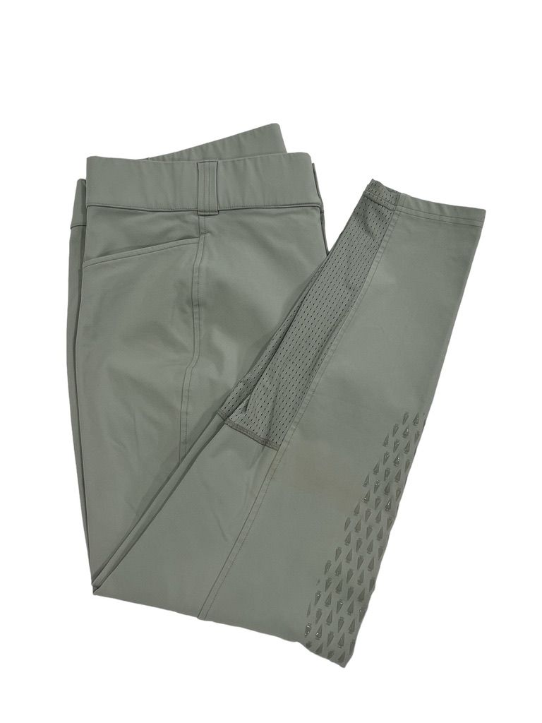 Kerrits Women’s Affinity Ice Fil Knee Patch Breech - Sand Tan / Size XL