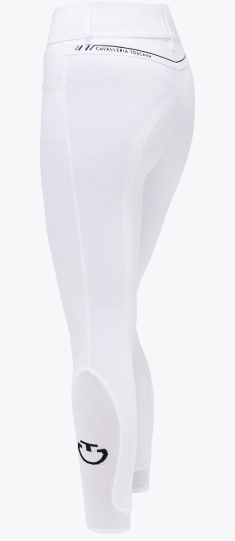 Cavalleria Toscana Team Dash High Rise Knee Grip Breech - White / Size IT46  (US 32) NEW