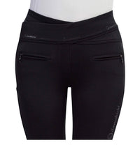 Samshield Women's Riding Leggings Alpha Winter, Full-Grip, Winter Black Size 38 (US 28)