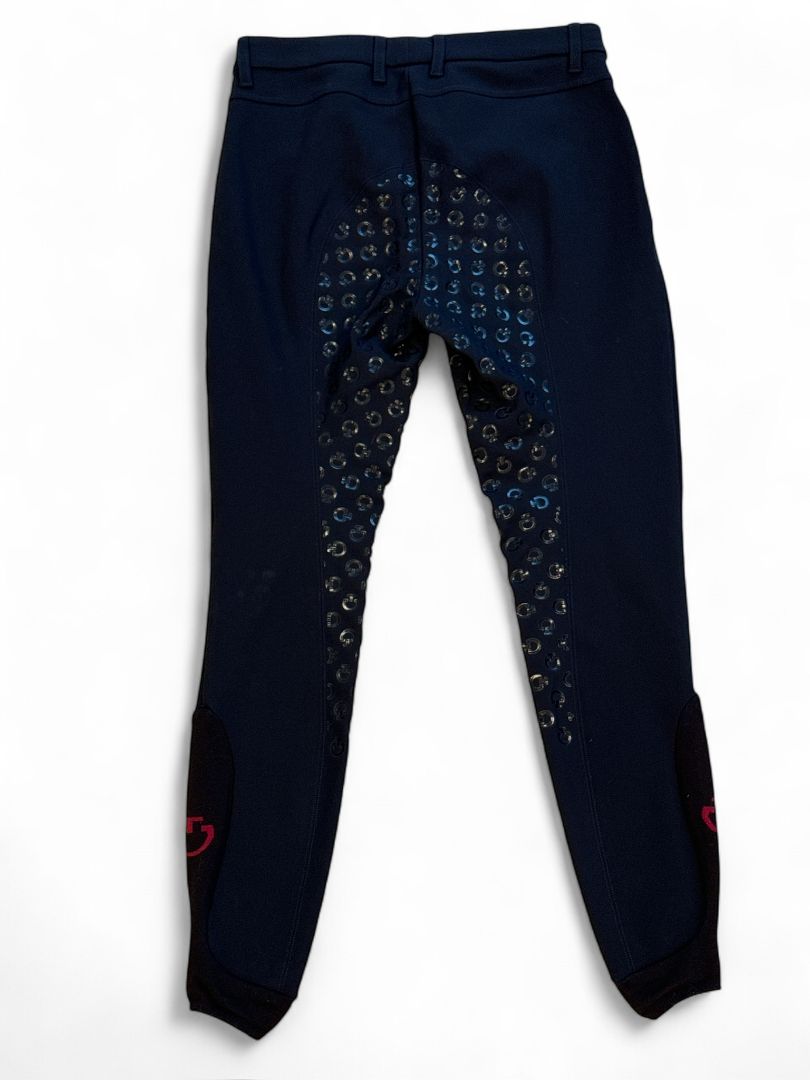 Cavalleria Toscana Women's Full Seat Breeches - Navy / Size IT42
