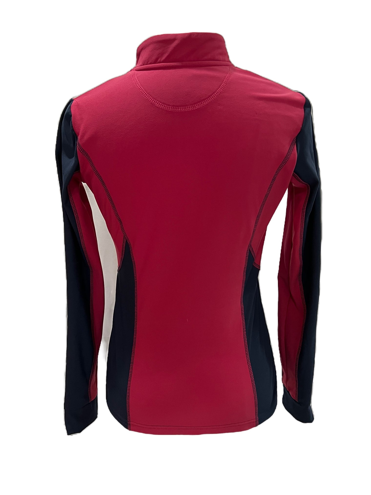 Fair Play Half Turtleneck KAMILA Dark Pink-Navy Medium New w/Tags